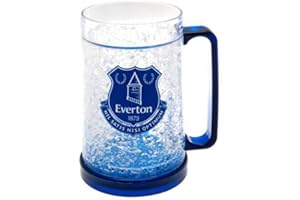 EVERTON F.C. Everton FC Official Football Crest Freezer Mug (One Size) (Clear/Blue)