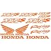 Produktbild Aufkleber Sticker Honda x8r-s Ref: moto-056 Orange flash