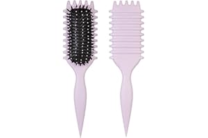 ‎HANWIN Hanwin Curl Brush, Lockenbürste, Curl Brush, Curl Define Styling Brush, Curl Defining Brush, Curly Hair Brush, Bürste Für Locken (Pink)