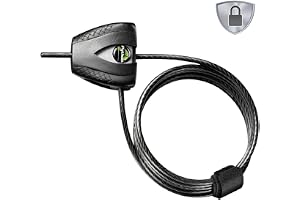 MASTER LOCK Säkerhetskabel med nyckellås [Justerbar låskabel från 30 cm till 1,8 m] [Pyton] 8417EURDPRO - Används bäst för att låsa fast sportutrustning, verktyg och utomhusmöbler