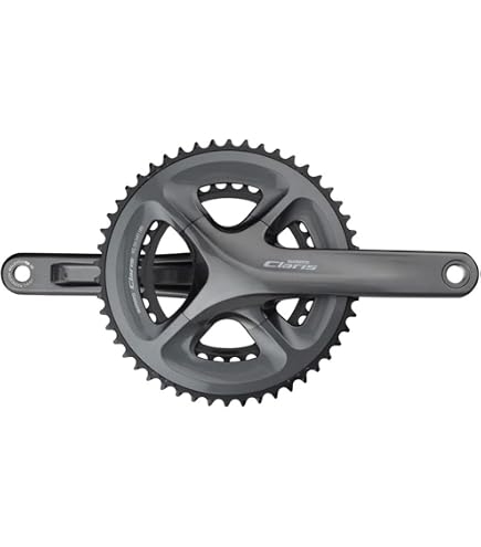 Shimano FC-M315 Mountain Bike Crankset - 7/8 Speed Double Chainring 36-22T Black