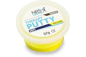 NRS Healthcare Hand Exercise Putty, Tub of 57 g (2 oz) - Soft/Yellow