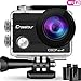 Produktbild Crosstour Action Kamera Wifi Cam 1080P Full HD Crosstour 2" LCD Sports Cam 170°Weitwinkel Helmkamera Unterwasserkamera mit 2 Batterien 1050mAh und Zubehör Kits