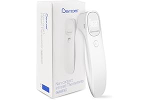 Berrcom Non Contact Infrared Thermometer Digital Forehead Thermometer for Adults and Kids Temperature Thermometer 3 in 1 with Fever Alert Touchless Baby Thermometer Large LED Display