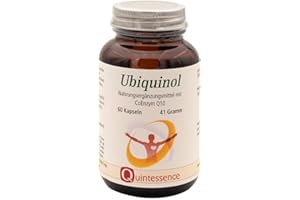 ‎QUINTESSENCE WISSEN, WAS GUT TUT. Quintessence Ubiquinol 60 Kapseln - Aus Kaneka-Ubiquinol - Mit 100 mg bioaktivem CoEnzym Q10 je vegetarischer Kapsel - Produziert in Österreich