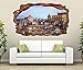Produktbild 3D Wandtattoo Skyline Havanna Stadt Kuba Häuser Bild selbstklebend Wandbild Wandsticker Wohnzimmer Wand Aufkleber 11G472, Wandbild Größe F:ca. 97cmx57cm