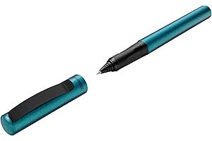 Pelikan® Pióro kulkowe Pina Colada | Grubość 0,7mm | Na naboje atramentowe | Młodzieżowy Design | Biuro Szkoła Studia Praca | Do pisania Kaligrafii Komfortowe i Gładkie pisanie | Petrol