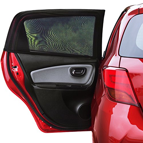 Baby Car Window Sun Shade with UV Protection - Ultimate Protection from Sun and Heat for your Kids and Dog - Car Window Sun Cover without Clings or Suction Cups - Easy To Use, Fits Most Cars and Comes with Lifetime 100% Money Back Guarantee