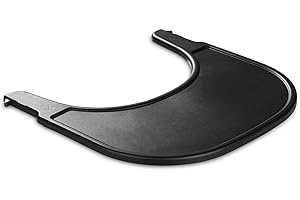 hauck Tablette Chaise Haute Bébé Alpha Click Tray pour Siege Bebe Repas Alpha+ et Beta+, Fixation Rapide, Facile à Nettoyer, Matériau Recyclé Certifié GRS, Noir