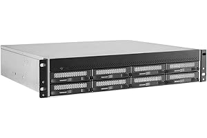 ‎TERRAMASTER TERRAMASTER U8-450 NAS Storage -Rackmount 2U-8 Bay Network Attached Storage mit Atom C3558R Quad-Core CPU, 8GB DDR4 Speicher, Zwei SFP+ 10GbE Schnittstellen, Zwei 2.5GbE Ports(ohne Festplatte)