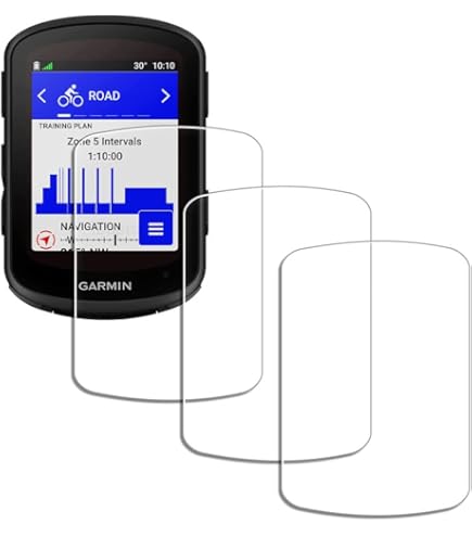 Protector De Pantalla De Vidrio Templado Para Garmin Edge 850/550 - 9H De Dureza, Bordes Curvos 2.5D