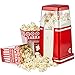 Produktbild Andrew James Retro Heißluft Popcorn Maschine Classic für frisches und fettfreies Popcorn – Inklusive 4 Popcorn Tüten