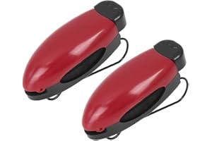 X AUTOHAUX 2 Pcs Red Black Car Sun Visor Glasses Sunglasses Card Holder Clip