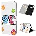 Produktbild Hülle für Huawei Nova 4 Lederhülle Schutzhülle Tasche Handyhülle Flipcase PU Leder Handyschale Hardcase Cover Ledercase Ledertasche Skin Paar Eule