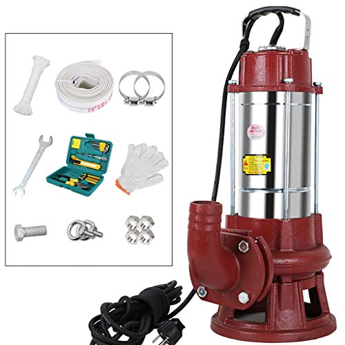 Preisvergleich Produktbild Yuan Tauchpumpen Schneiden Abwasserpumpe 220V Haushalt Tauchpumpe große Strömung Abwasserpumpe Schlammpumpe Pumpen Klärgrube Gülle Biogas Tank ohne Verstopfung / & (größe : 2200W)