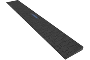 ‎LIEKUMM LIEKUMM Gummi Türschwellenrampe 2 cm Höhe, rutschfeste Rollstuhlrampe mit Polarstern-Muster, 650 kg Tragkraft Rollstuhlrampe für Türöffnungen, Stufen, Bordsteine, Scooter, Kinderwagen, Motorrad