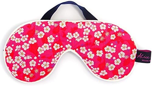 Famous Liberty London Fabric Mitsi Pink Print Pretty Cotton Padded Eye Mask
