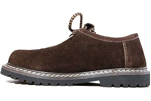 MS-Trachten Kinder Trachtenschuhe Haferlschuhe Lederschuhe braun