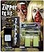 Produktbild Reißverschluss FX Satz Halloween prothetisch Kostüm Make-Up Gesichtsfarbe Vampir Devil - Reißverschluss FX Make-up Satz