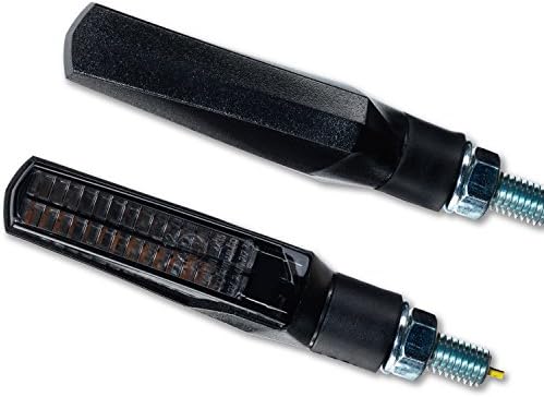 LED Mini Motorcycle Turn Lights Tail Light Brake Turn Signal Light Slat 3-in-1 (1 Pair)
