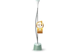 Philips Garment Steamer 1000 Series - 1600W, 1.8L Detachable Tank, 2 Steam Setting, 32 g/min, Compact Design, Desert Green - STE1010/76