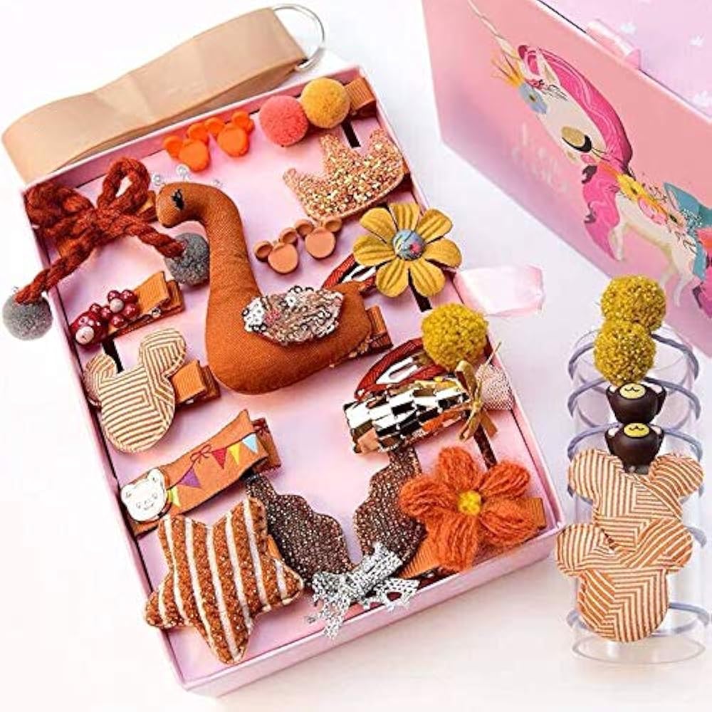 набор детских заколок. набор заколок для девочек. набор заколок и резинок для девочек. заколки резинки для девочек. набор детских заколок.