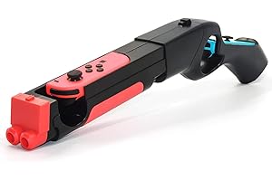 LYCEBELL Pistolet de Jeu de Tir Compatible avec Nintendo Switch, Somatosensoriel contrôleur pour Switch Accessoires, Manette de Confort pour Joy con Compatible avec Jeux de tir sur Switch