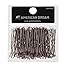 American Dream Wavy Bobby Pins, Brown 2-inch/ 5 cm - Pack of 100