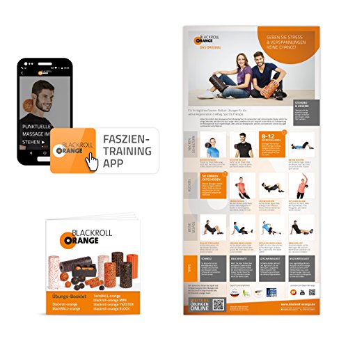 Blackroll Orange (Das Original) – DIE Selbstmassagerolle – Twin-Set PRO (inkl. Übungs-DVD, -Poster und -Booklet) - 6