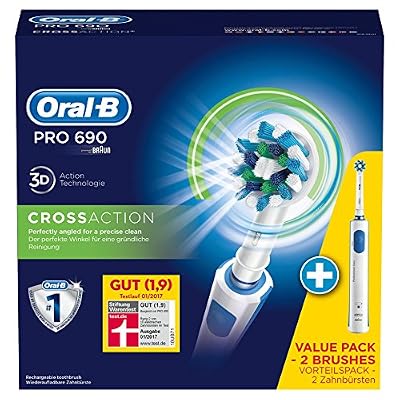 Oral-B Brosse à dent electrique Oral B Pro 690 DUO CROSS ACTION
