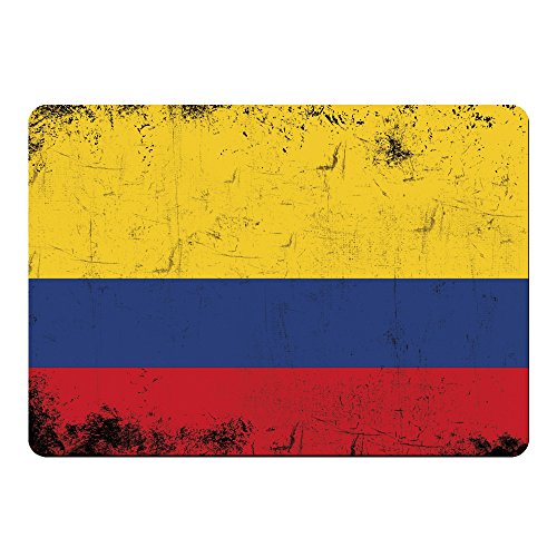 Mousepad Fahne Retro Kolumbien farbig