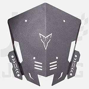 JB RACING Metal Black Visor for Yamaha MT 15