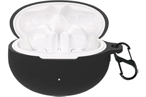 GIOPUEY Silikonowe etui do Huawei FreeBuds 5i, ultracienkie miękkie etui, dopasowany krój, odporne na upadki, nie brudzi się łatwo - czarne