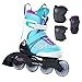 Produktbild K2 Kinder Inline Skate Marlee Pro Pack Inlineskate, Hellblau, 29