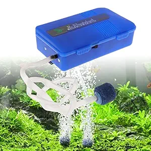 Petzlifeworld R-101 Single Output Aquarium Oxygen Fish Tank Battery Portable Aerator Air Pump