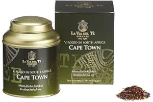 La Via del Tè - Rooibos Cape Town - lattina da 100 gr - gusto dolce di creme caramel - senza caffeina