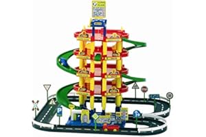 WADER QUALITY TOYS Wader 10255 Parkgarage 5 Ebenen mit Strasse