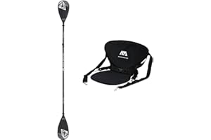 CampSup Aqua Marina zestaw 2 w 1 wiosła iSUP i kajak Dual-Tech aluminium + siedzisko kajakowe