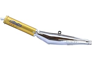 Citomerx Tuning Auspuff "Biturbo" Endschalldämpfer 28 mm Sport Schalldämpfer für Hercules Kreidler Puch Zündapp Mofa Moped Mokick