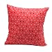 Produktbild Vovotrade Wave Cotton PillowCases Leinen Sofa Kissenbezug Home Decor (18 "x18") (Rot)