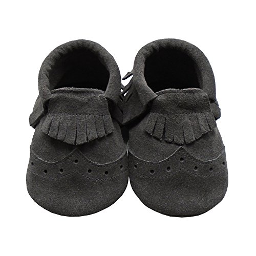 Mejale Weiche Sohle Leder Babyschuhe Lauflernschuhe Krabbelschuhe Kleinkind Kinderschuhe Hausschuhe - 2