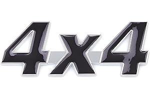 SGW 4x4 Emblem Aufkleber Auto Side Fender Heck Kofferraum Emblem Abzeichen Aufkleber Aufkleber (schwarz)