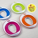 Toiletten-Training-Sitz – Kinder-Toiletten-Training-Klobrille für Jungen und Mädchen – sichere rutschfeste Oberfläche – UMSONST mitgeliefert: Haken mit Saugnapf zur Aufbewahrung - 3