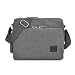 Produktbild GSTEK Messenger Tasche Kuriertasche Umhängetasche Messenger Bag, Unisex Casual Vintage Stoff Rucksack (Grau)