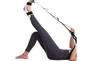 FLOEPX Yoga Stretching Strap,Yoga Gürtel Stretch ​Band,Yoga Band Stretching Gürtel,Gymnastikband Yogagurt,Painless Legs Band,Balance Band,Yoga Gymnastik Gurt,für Bein Training, Fitness, Tanz, Gymnastik