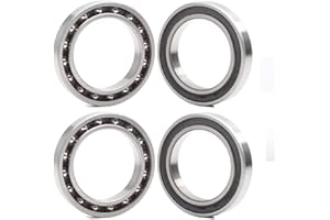 FUSHIBEARING 6805-RD Rodamientos 25376mm 6805RD 25x37x6mm Rodamientos dedicados de soporte inferior de bicicleta (HT2 / BB51) MR25376RS (paquete de 4PC)
