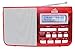 Produktbild Dual Schlagerparadies Digitalradio Transparent (UKW/DAB(+)-Tuner, Sendersuchlauffunktion, Festspeichertasten, Kopfhöreranschluss (3,5 mm), LCD-Display) Rot