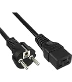 Cavo Di Alimentazione Schuko CEE7/7 A IEC C19 - 3 Metri, 250V/16A, Nero Per Server E PDU - 3