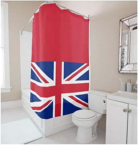 YYH Creative Design Meter Word Flag Shower Curtains Polyester Bathroom Curtain 180*180cm, 90*180