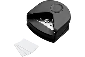 MALOUSUN Perforatrice Angle Arrondi,Arrondisseur d'angle,Coupe Angle Arrondi Papier,Perforatrice Scrapbooking,Cartes,Étiquettes,Outil de Découpe,Perforatrice Coin Arrondi,Pour Projet DIY,Décoration,Cartonnage
